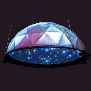Cúpula pantalla de proyección interior para planetario