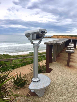 Visor panorámico para miradores y espacios turísticos